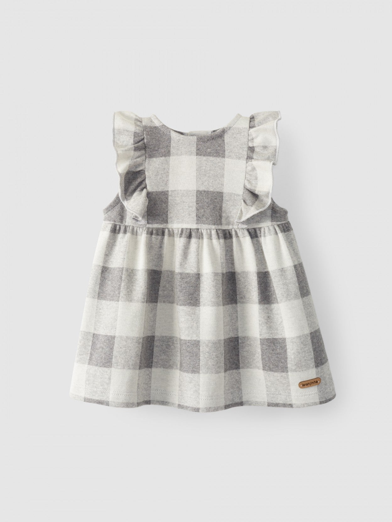 Plaid Dress with Ruffles