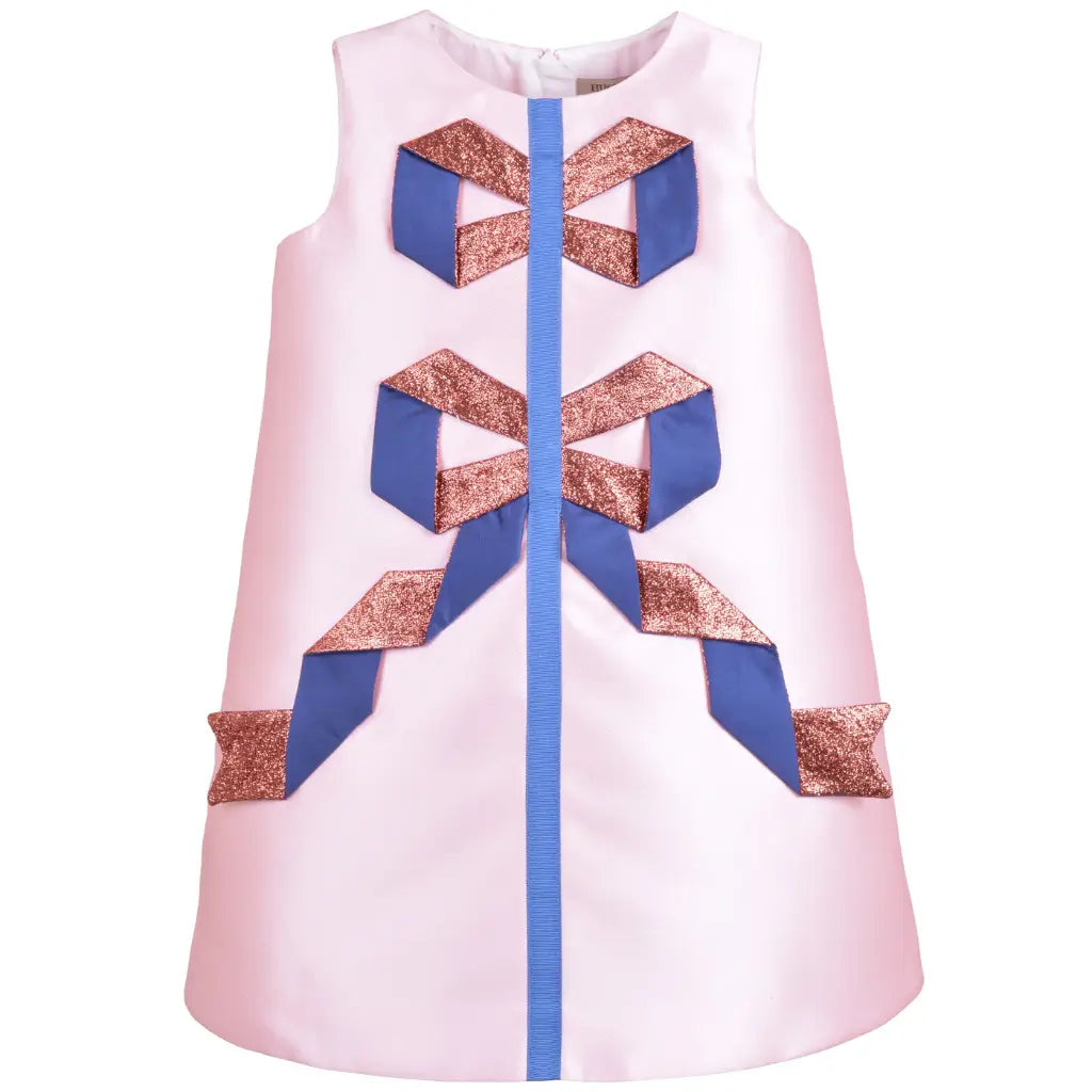 Origami Ribbon Shift Dress