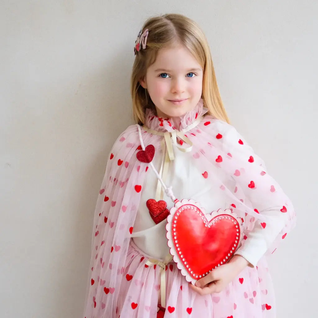 Scalloped Heart Bag