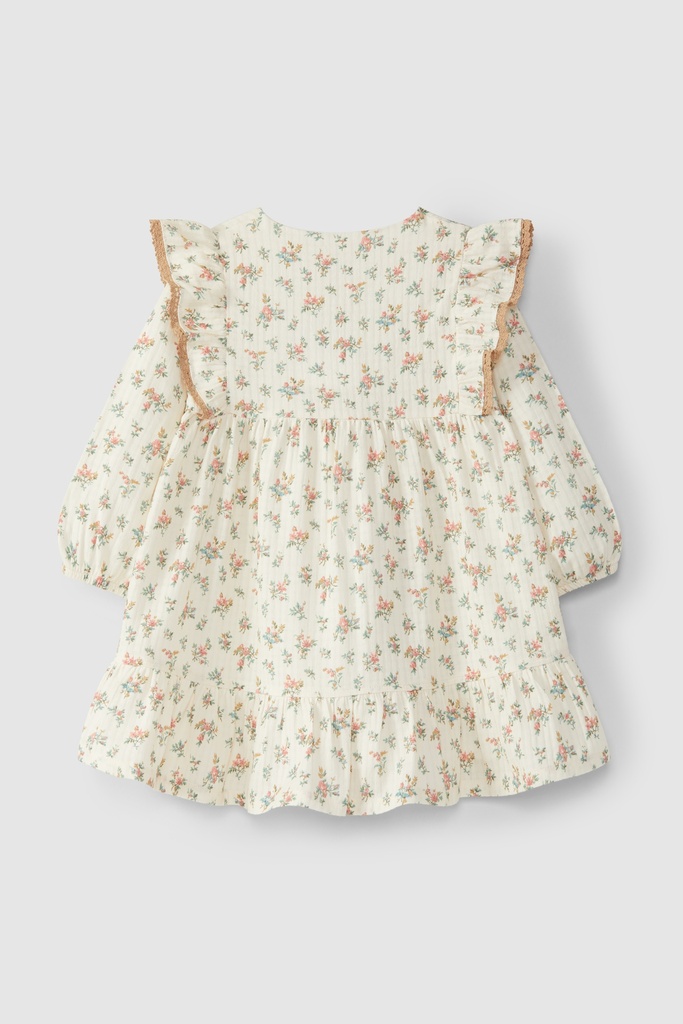 Floral Muslin Dress