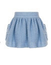 Blue Tweed Skirt