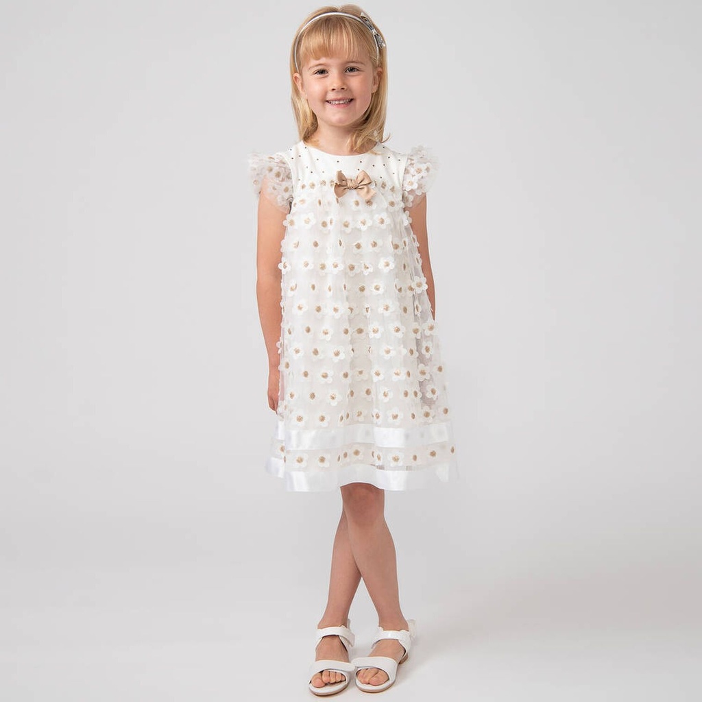 Gold Daisy Party Dress