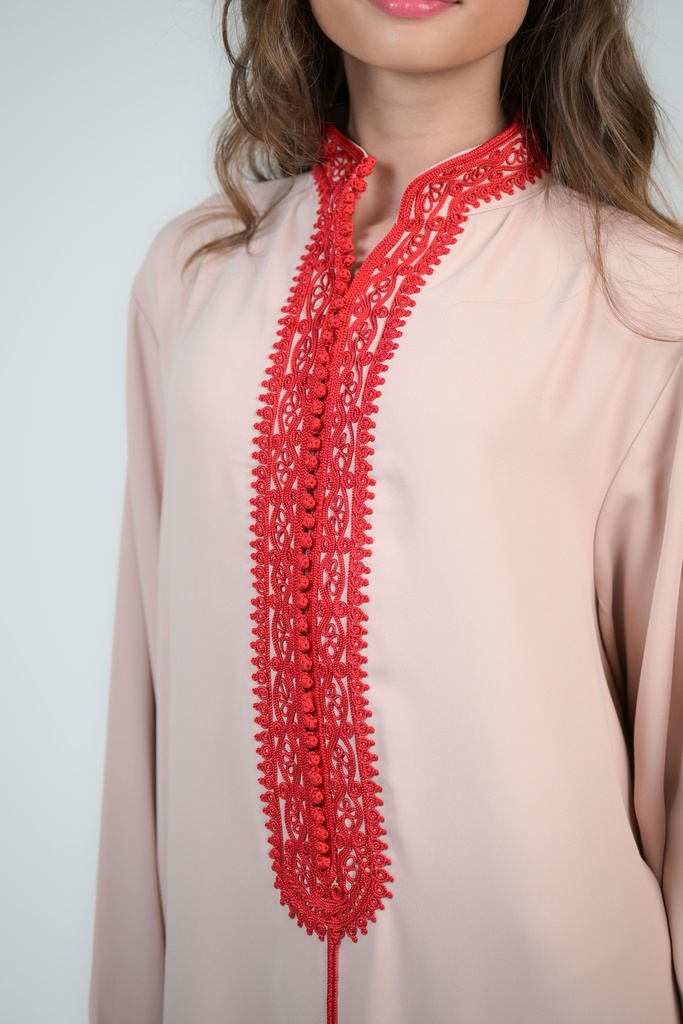 Moroccan Pink Kaftan