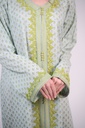 Green Floral Kaftan