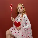 Scalloped Heart Bag 