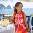 Origami Ribbon Shift Dress