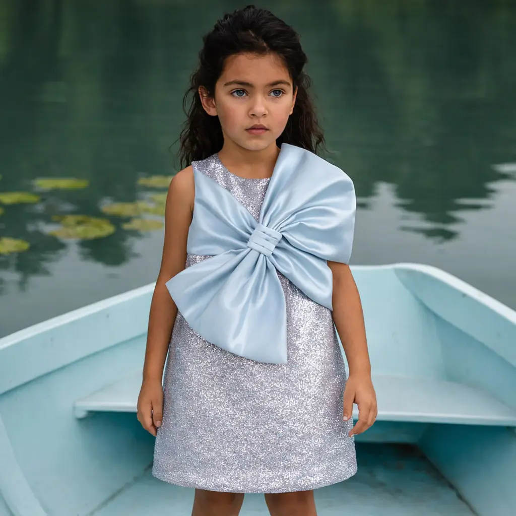 Giant Bow Shift Dress