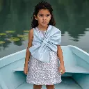 Giant Bow Shift Dress