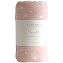 Muslin Swaddle Starry Night - Pink