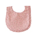 Ruffle Edge Bib Posy Heart