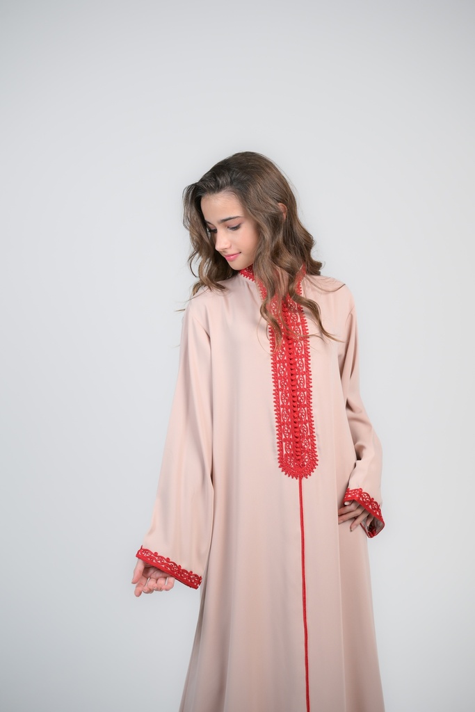 Moroccan Pink Kaftan