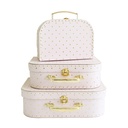 Kids Carry Case Set - Pink Polka Dot 