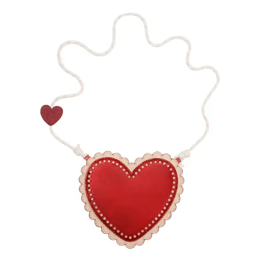 Scalloped Heart Bag 