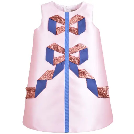 Origami Ribbon Shift Dress