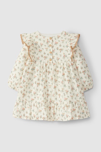 Floral Muslin Dress